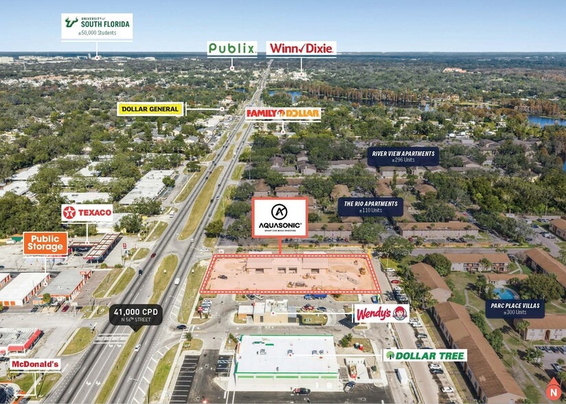 More Photos Of 6929 N 56th St, Tampa Carwash For Sale