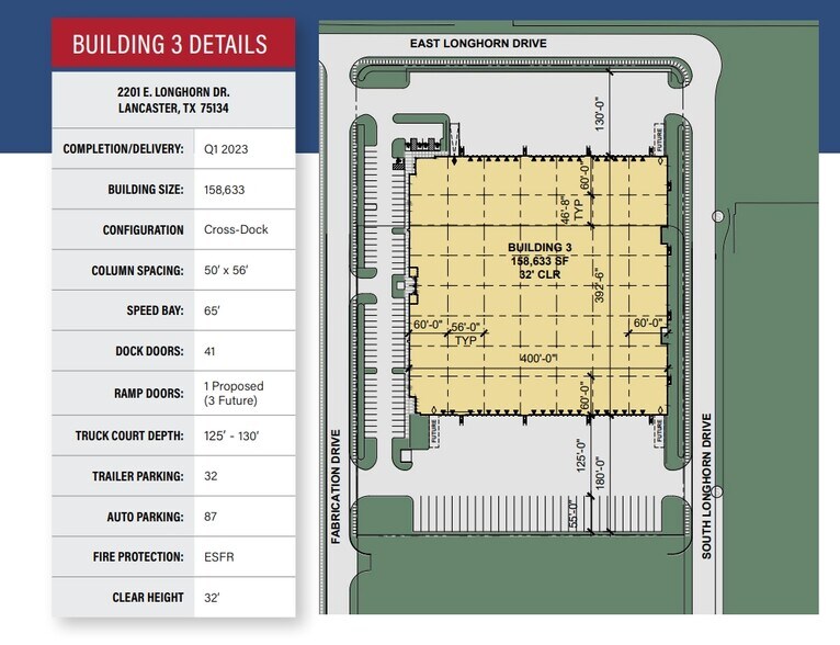 More Photos Of 2201 E Longhorn Dr, Lancaster Distribution For Lease