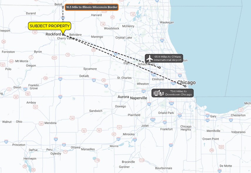 More Photos Of 7310 Walton St, Rockford Freestanding For Sale