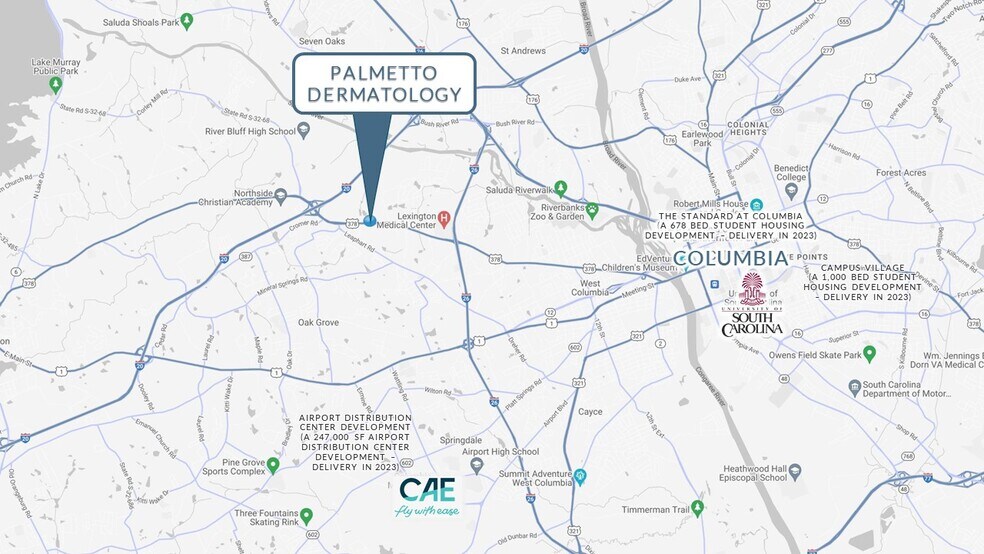 More Photos Of 3574 Sunset Blvd, West Columbia Medical For Sale