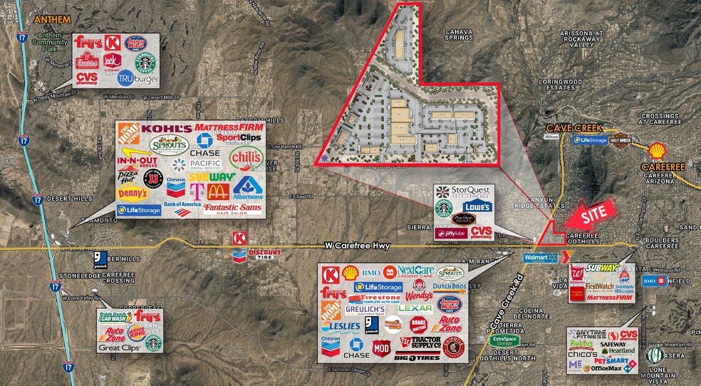 Primary Photo Of NEC Carefree Hwy & Cave Creek Rd, Carefree General Retail For Sale