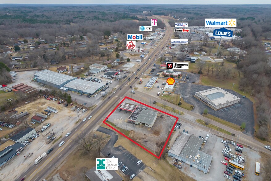 More Photos Of 1911 S Highland Ave, Jackson Service Station For Lease