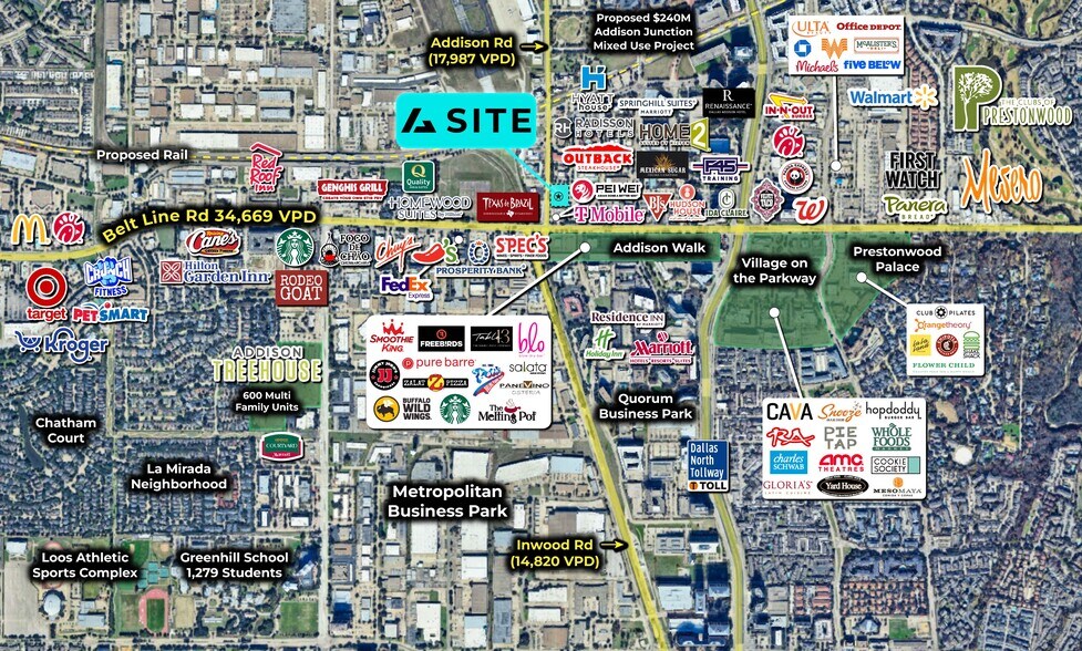 Primary Photo Of Addison & Belt Line Rd, Addison Freestanding For Lease