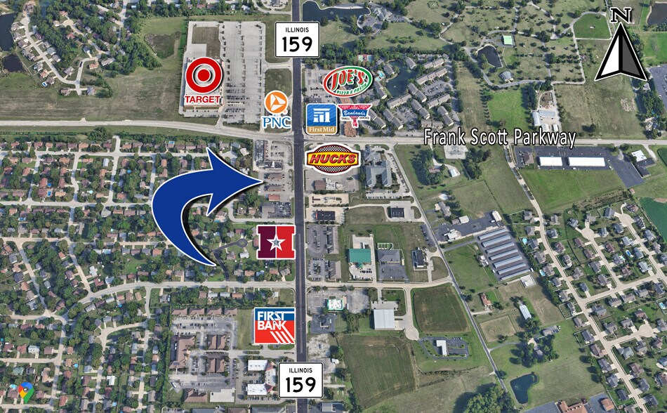 More Photos Of 4505 N Illinois St, Swansea Office For Lease