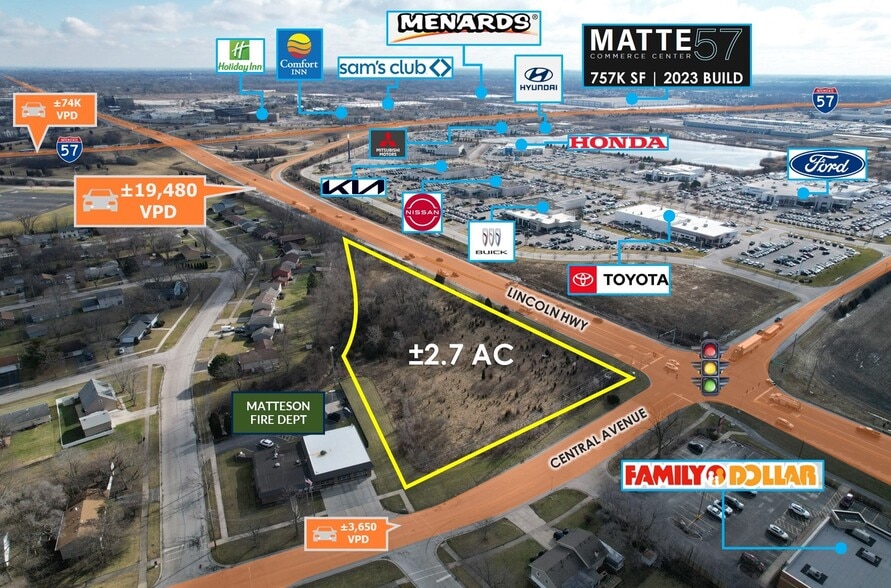 More Photos Of 1021 Central Ave, Matteson Land For Sale