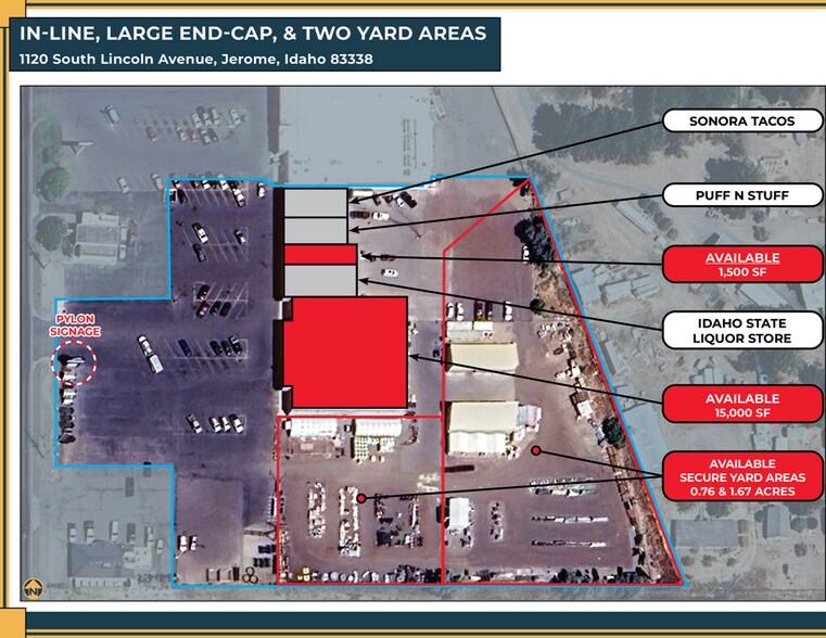 More Photos Of 1016-1120 S Lincoln Ave, Jerome General Retail For Lease