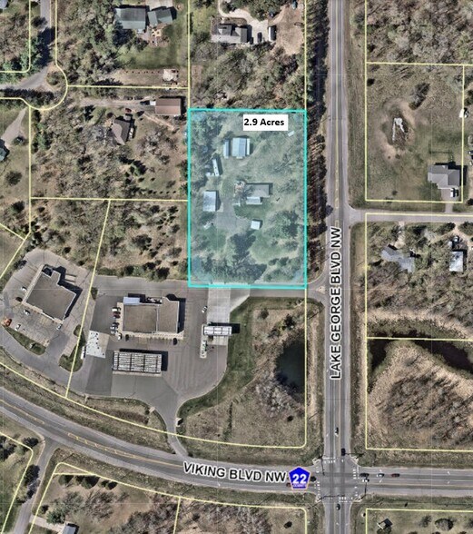 Primary Photo Of 19400 Lake George Blvd, Oak Grove Land For Sale