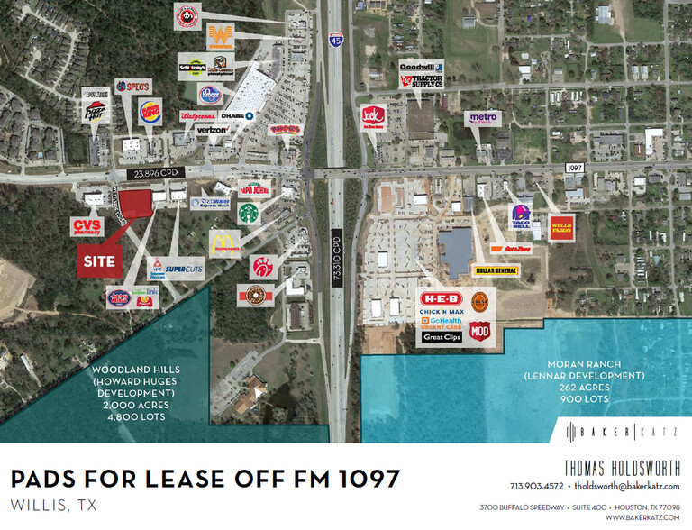 Primary Photo Of 0 FM 1097, Willis Land For Lease