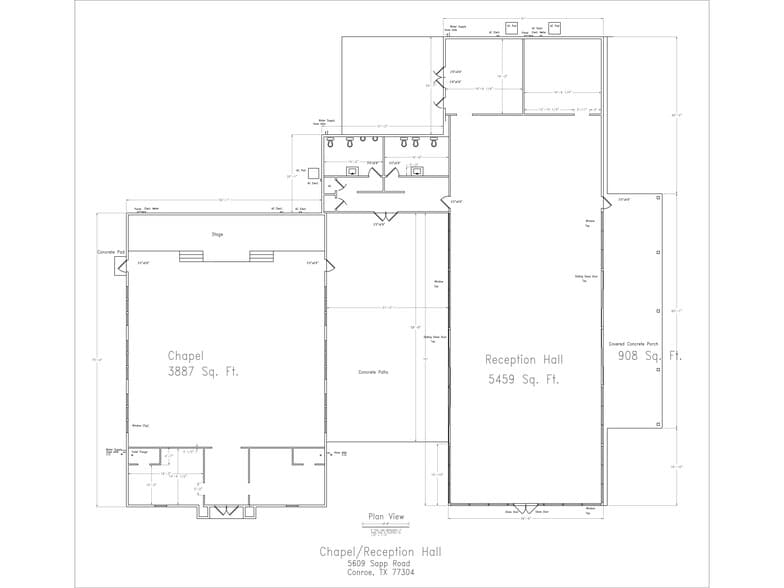 More Photos Of 5607 Sapp Rd, Conroe Lodge Meeting Hall For Sale