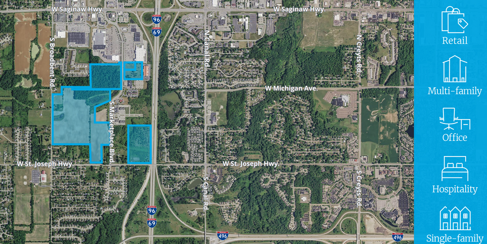 Primary Photo Of Marketplace Blvd, Lansing Land For Sale