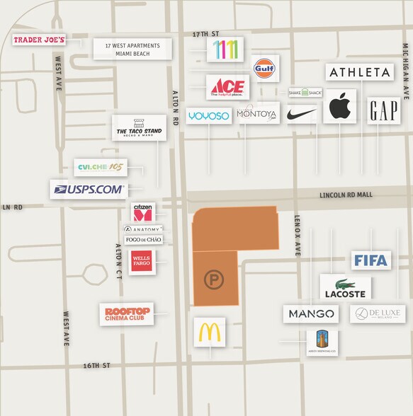More Photos Of 1100-1120 Lincoln Rd, Miami Beach General Retail For Lease