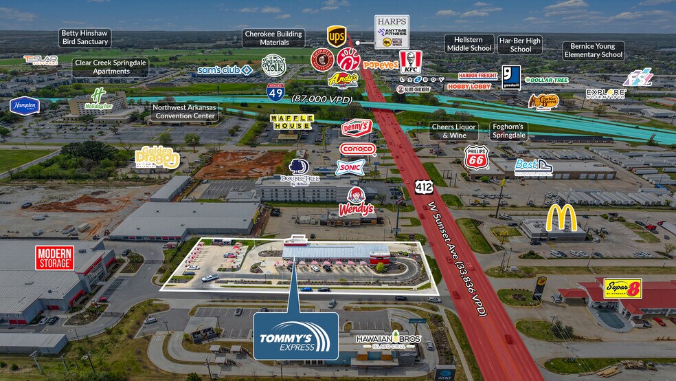 More Photos Of 4571 W Sunset Ave, Springdale Carwash For Sale