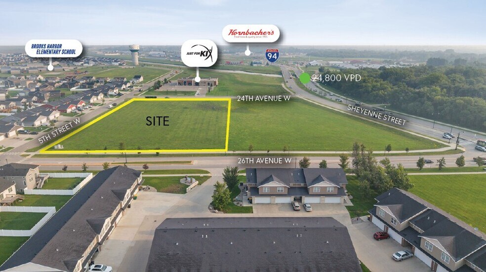 Primary Photo Of 455 24th Ave W, West Fargo Land For Lease