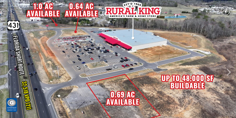 Primary Photo Of 4340 Us-431 Hwy S, Albertville Land For Sale