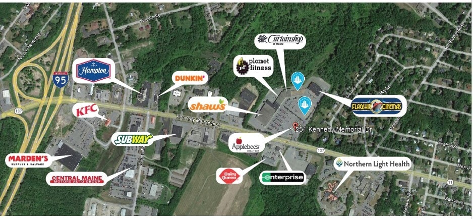 More Photos Of 251 Kennedy Memorial Dr, Waterville Storefront For Lease