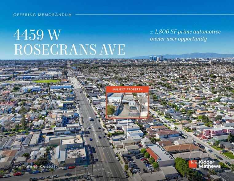 Primary Photo Of 4459 W Rosecrans Ave, Hawthorne Auto Repair For Sale
