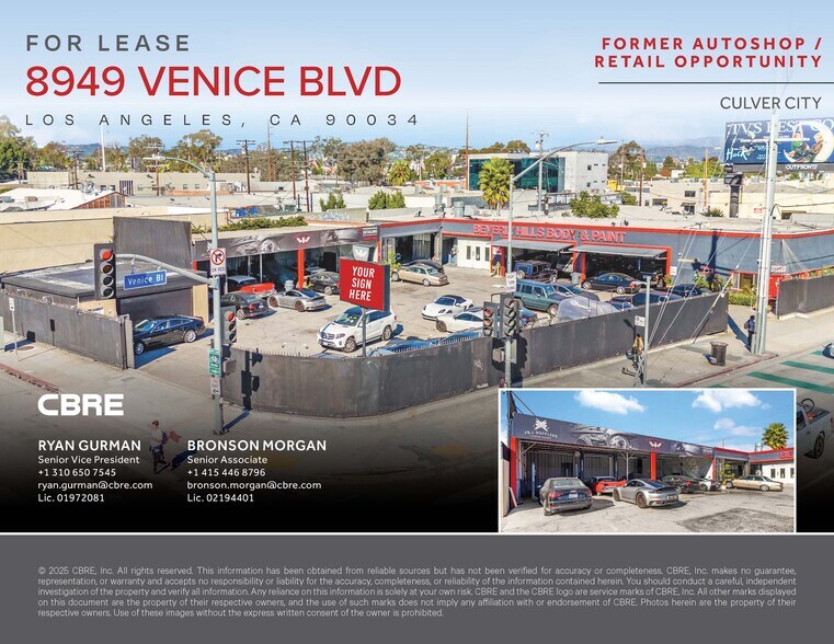 More Photos Of 8949-8951 Venice Blvd, Los Angeles Auto Repair For Lease