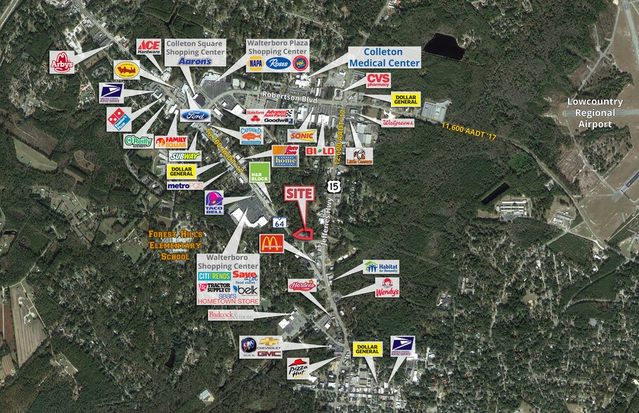 Primary Photo Of 72 Bells Hwy, Walterboro Freestanding For Lease