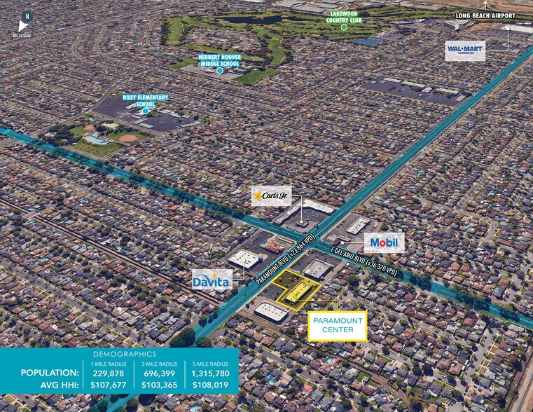 More Photos Of 4929-4943 Paramount Blvd, Lakewood Storefront For Lease