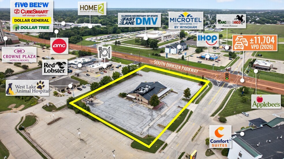 More Photos Of 2660 S Dirksen Pky, Springfield Restaurant For Sale