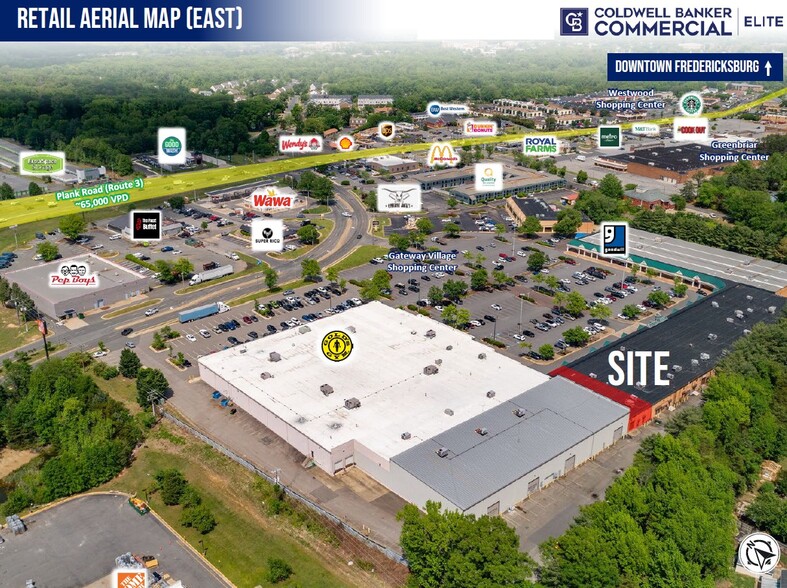 More Photos Of 2336-2380 Plank Rd, Fredericksburg General Retail For Lease