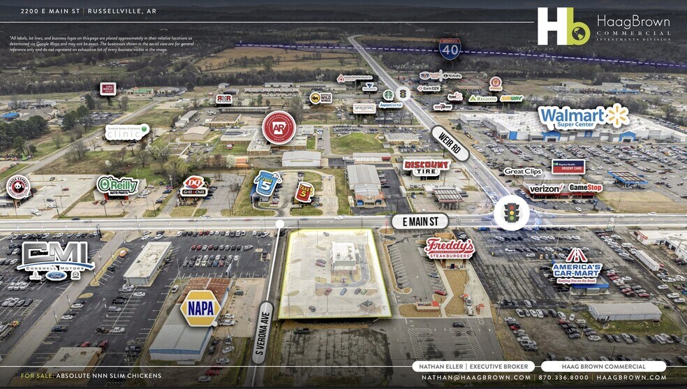 More Photos Of 2200 E Main St, Russellville Fast Food For Sale