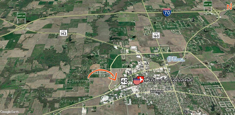 More Photos Of U.S. Hwy 40 & Commerce Ln, Highland Land For Sale