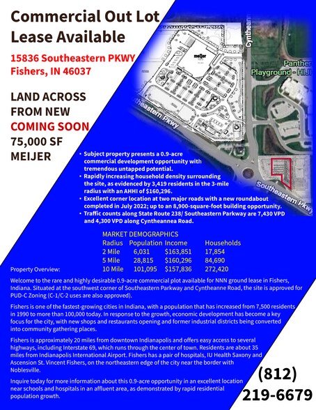 More Photos Of 15836 Southeastern Pky, Fishers Land For Lease