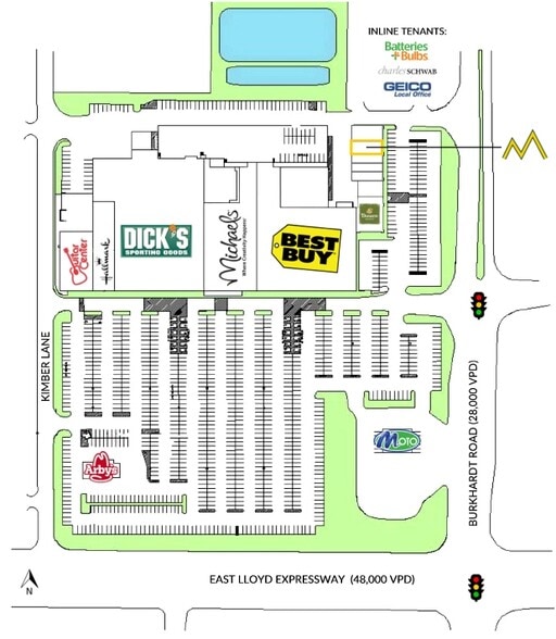 More Photos Of 6220-6300 E LLoyd Expy, Evansville Unknown For Lease