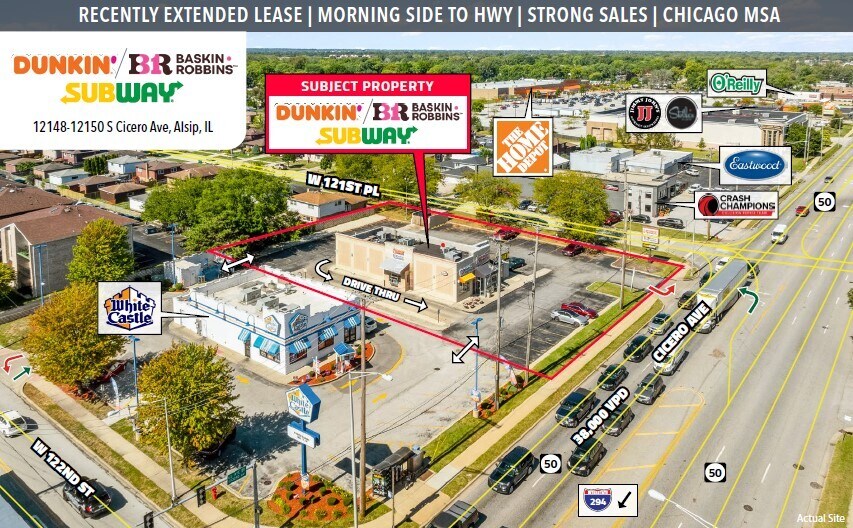 More Photos Of 12150 S Cicero Ave, Alsip Fast Food For Sale