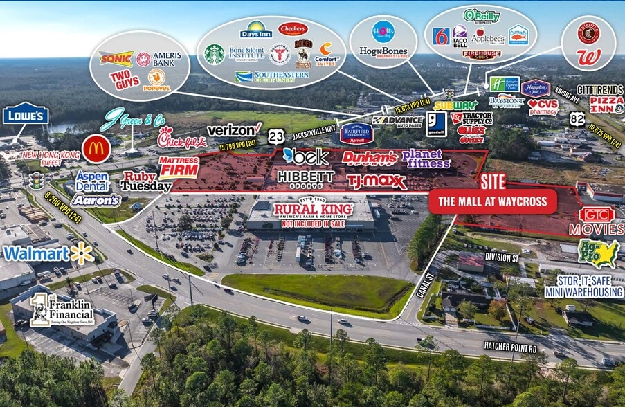 More Photos Of 2215 Memorial Dr, Waycross General Retail For Sale