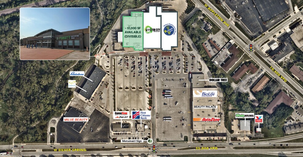 More Photos Of 10330 W Silver Spring Dr, Milwaukee Freestanding For Lease