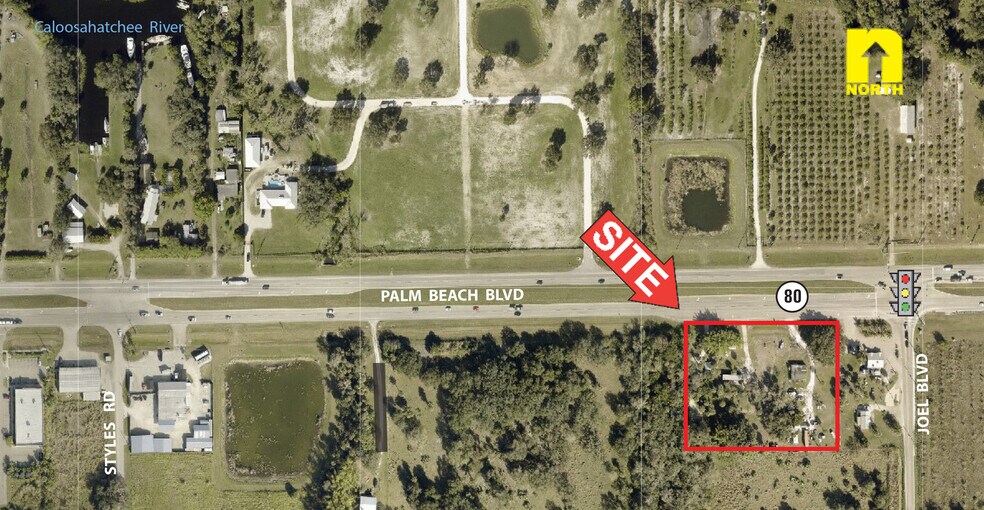 Primary Photo Of 21810 & 21840 Palm Beach, Alva Land For Sale