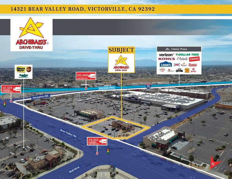 Primary Photo Of 14321 Bear Valley Rd, Victorville Fast Food For Sale