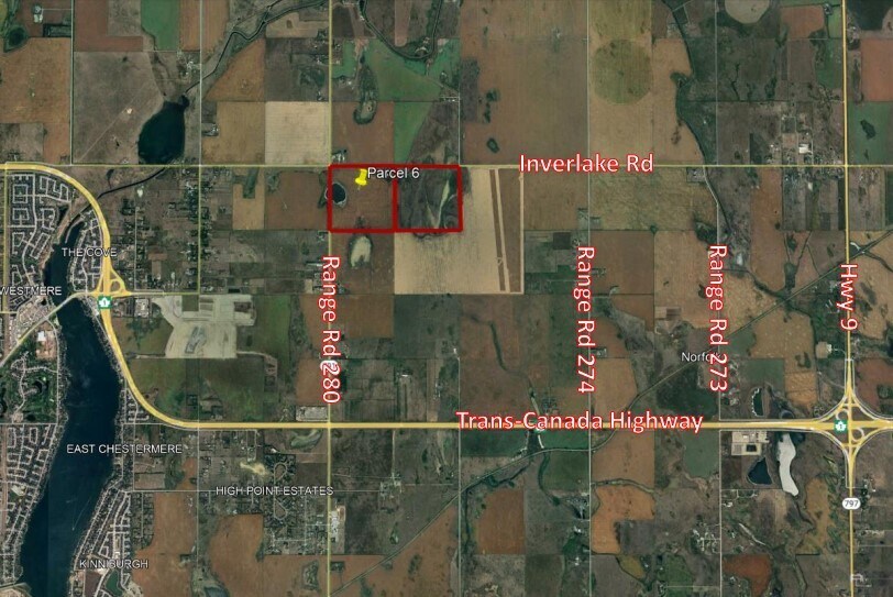 Primary Photo Of Inverlake Road And Range Rd 280, Chestermere Land For Sale
