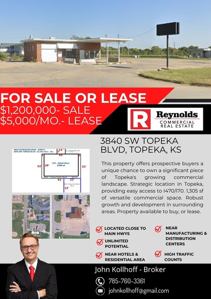 More Photos Of 3840 SW Topeka Blvd, Topeka General Retail For Sale