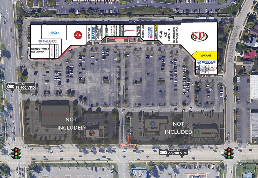 More Photos Of 1090-1170 S Roselle Rd, Schaumburg Storefront For Sale