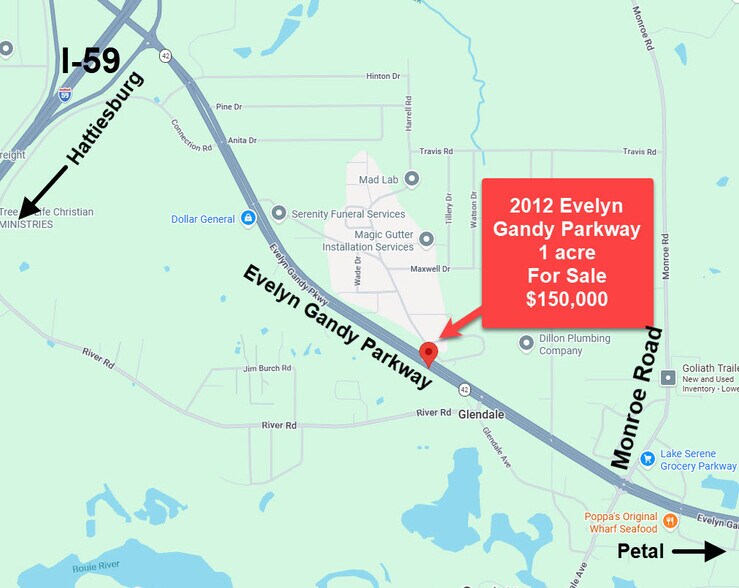 More Photos Of 2012 Evelyn Gandy Parkway, Hattiesburg Land For Sale