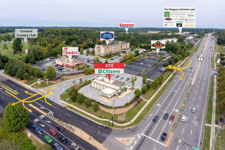 More Photos Of 1071 Baltimore Pike, Glen Mills Bank For Sale