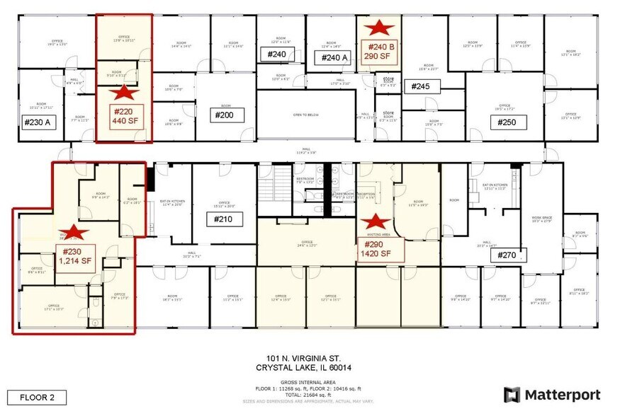 More Photos Of 101 N Virginia St, Crystal Lake Medical For Lease