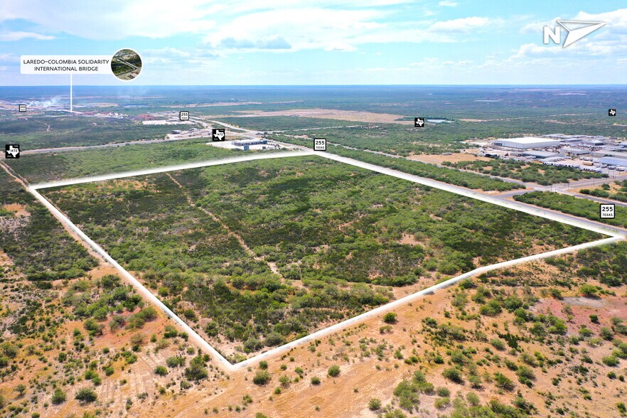 More Photos Of SEQ of Mines Rd & Hwy 255 (Camino Columbia Rd), Laredo Land For Sale