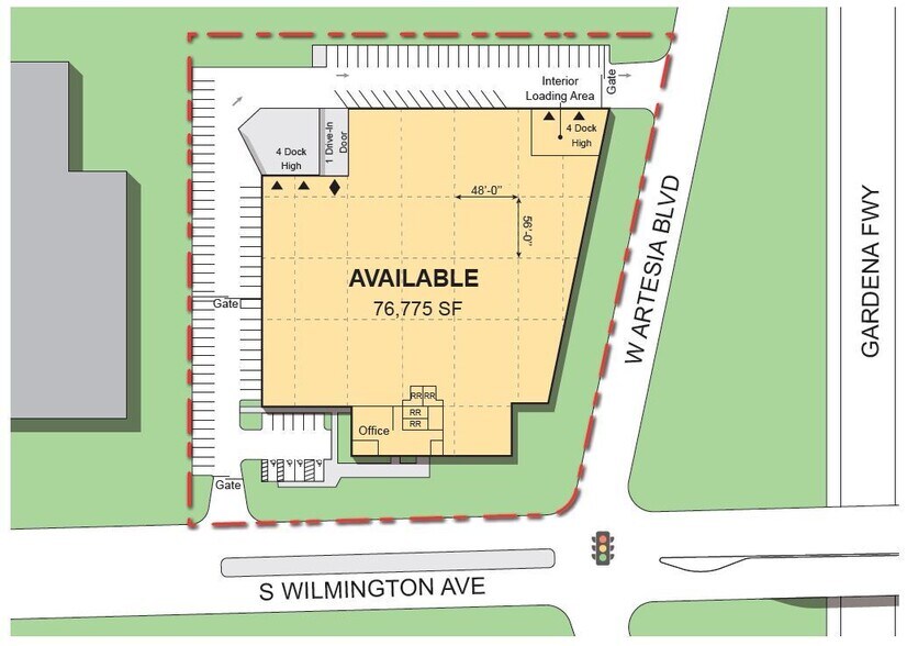 More Photos Of 800 W Artesia Blvd, Compton Warehouse For Lease