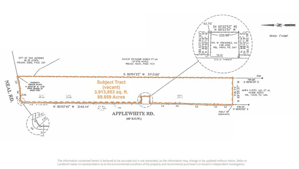 More Photos Of Applewhite Rd & Neal Rd, San Antonio Land For Sale