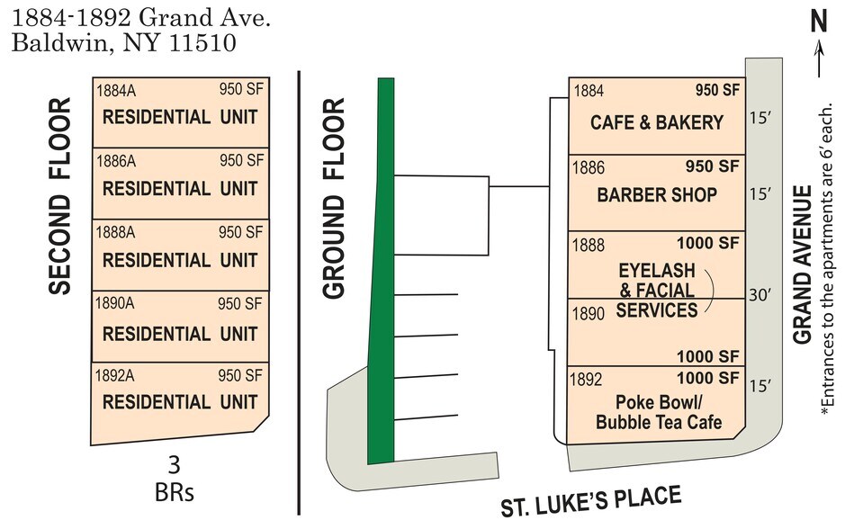 More Photos Of 1884-1892 Grand Ave, Baldwin Apartments For Sale
