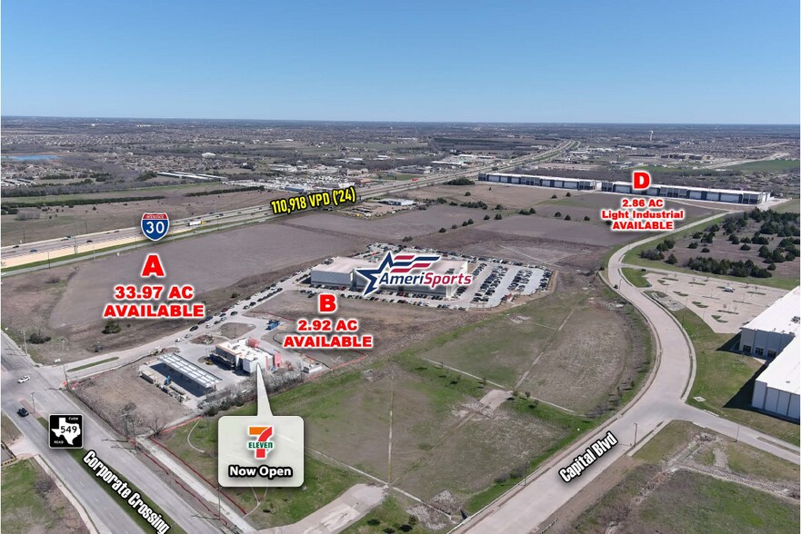 More Photos Of I-30 & FM 549, Rockwall Land For Sale