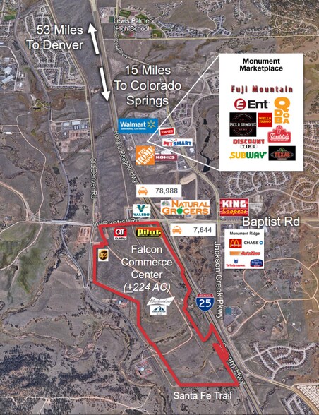 More Photos Of W Baptist Rd @ I-25, Colorado Springs Land For Sale