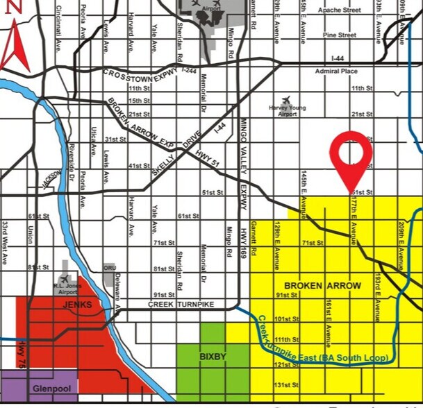 More Photos Of S 177th Ave & 51st E, Tulsa Land For Sale
