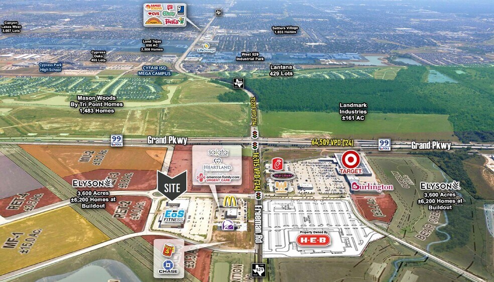 More Photos Of NWC of FM 529 & Elyson Exchange Way, Katy Storefront For Lease