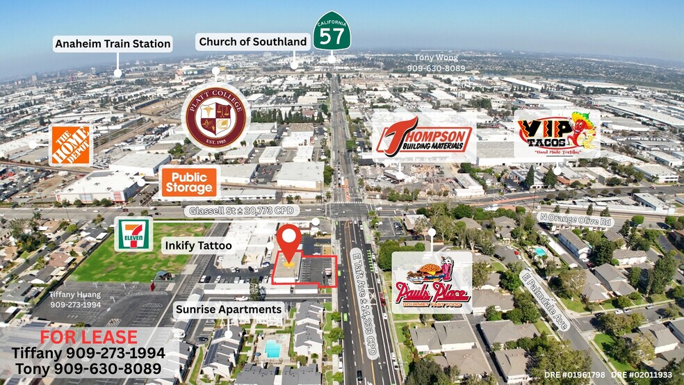 More Photos Of 138-140 E Taft Ave, Orange Freestanding For Lease