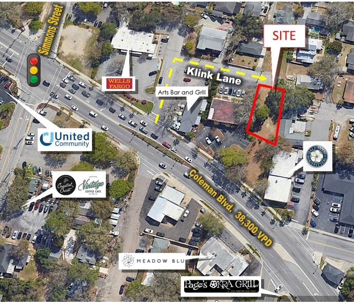 Primary Photo Of 210 Klink Ln, Mount Pleasant Land For Sale